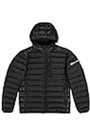 Champion Legacy Outdoor (220340) -WR Light Nylon Cirè 35gr Small Script Logo Hooded Chaqueta, , S para Hombre