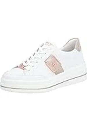 Remonte D1c02, Zapatillas Mujer, Blanco, Oro Rosa, Blanco 80, 36 EU