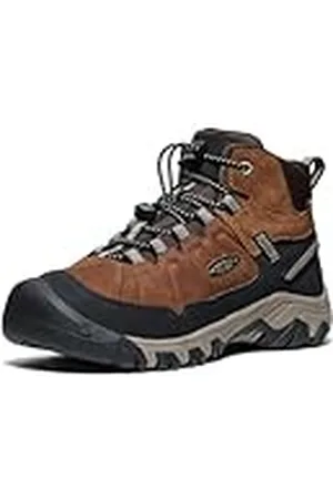 Keen Targhee 4 Mid Waterproof, Botas de Senderismo, Bison/Brindle, 36 EU