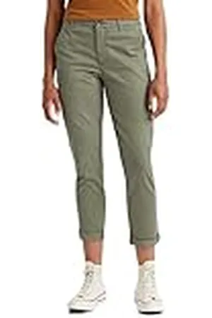 Dockers Weekend Chino Slim Fit, Extra Tall, Pantalones para Mujer, 26