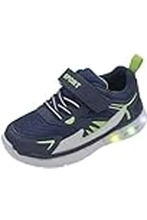 chicco Zapatos con Luces Niño y Niña, Zapatillas con Luces de Colores en la Suela, con Cordones Elásticos y Cierre Ajustable, Zapatos para Niñas y Niños, Diseñado en Italia