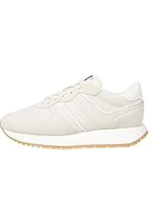 Tommy Hilfiger TJW EVA Retro Runner EN0EN02771, Zapatillas Deportivas Mujer, Beige (Newsprint), 41 EU