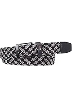 Tommy Hilfiger Cinturón Hombre Adan de correa elástica, Blau (Azul), 90 cm