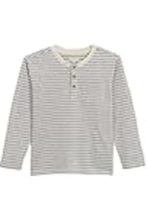 Gocco Camiseta Manga Larga Rayas Y Bolsillo, , Regular para Niños