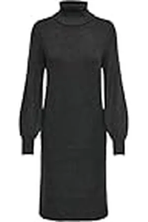 ONLY Onlsasha L/S-Vestido de Cuello Redondo Midi, , M para Mujer