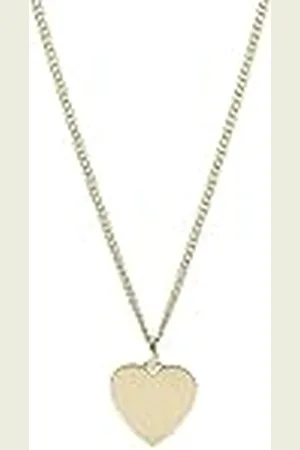 Fossil Collar Para Mujer Vintage Iconic, Longitud Total: 45.7 Cm + 5.1 Cm Extensión Cadena Collar De Acero Inoxidable Dorado, JF03080710