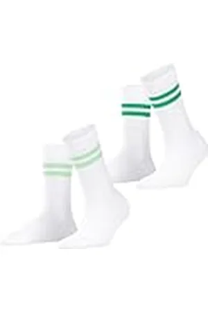 ESPRIT Tennis Stripe Multipack W So algodón estampados 2 pares, Calcetines Mujer, , 39-42