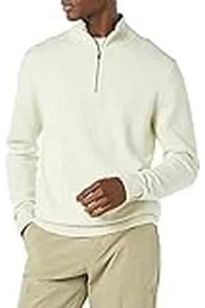Amazon Jersey 100% de Algodón con Cremallera de un Cuarto Hombre, , XS