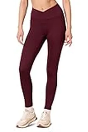 Amazon Leggings largos con detalle cruzado en la cintura Build Your Own Studio Sculpt (Previamente Core 10) Mujer, , XS
