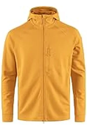 Fjällräven FJALLRAVEN 12600228-161 Abisko Grid Fleece Hoodie M Sweatshirt Hombre Mustard Yellow Tamaño XXL