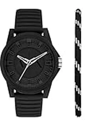 Armani Exchange Reloj Analógico para para Hombre de Cuarzo con Correa en Silicona AX7159