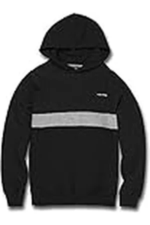 Volcom Sngl STN DIV P/O Sudadera con Capucha, Niños, Black, S