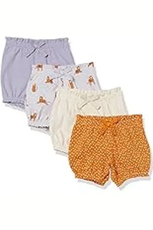 Amazon Pantalones Cortos Bombachos Bebé Niña, Pack de 4, , Prematuro