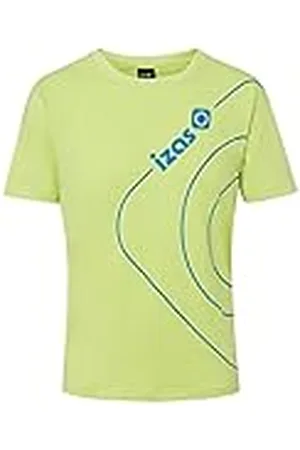 Izas Bell Camiseta de Manga Corta, Hombre, Verde (Spicy Green / Blue River), M