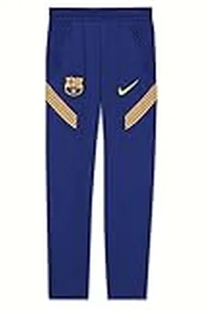 Nike FC Barcelona Temporada 2020/21-FCB Y NK Dry STRKE Pant KPCD6008-455 Pantalón, Niño, Deep Royal Blue/Amarillo no spon-plyr, M