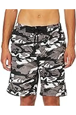 Lonsdale London London Lothrop - Pantalones Cortos de Playa para Hombre, Hombre, Pantalones Cortos de Playa, 113949, Color Gris, Extra-Large