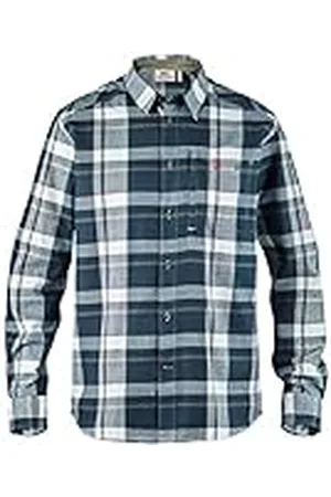 Fjällräven Fjallraven Fjällglim Shirt M - Camisa de Manga Larga, Hombre, Azul (Dark Blue), XS