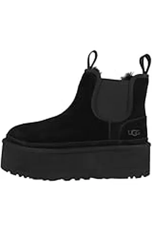 UGG Neumel Platform Chelsea, Botas clásicas Mujer, Black, 43 EU