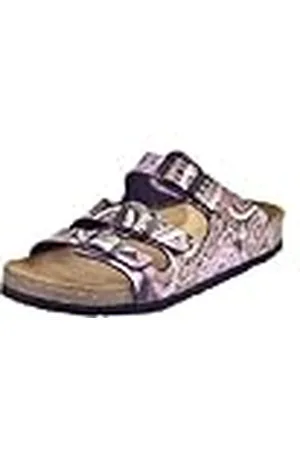 DR. BRINKMANN 700699, Zuecos Mujer, -Schwarz (Schwarz/Bunt 1), 44