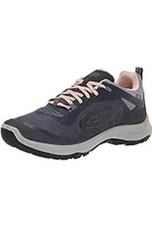 Keen Terradorra Flex Waterproof, Zapatos para Senderismo Mujer, Vintage Indigo/Peachy, 40.5 EU