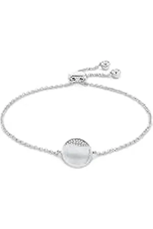 Calvin Klein Pulsera de cadena para Mujer Colección MINIMAL CIRCULAR con cristales - 35000134