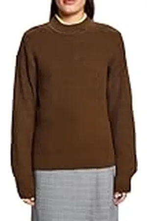 ESPRIT 103EE1I342 Suéter pulóver, 350/KHAKI Green, XXS para Mujer