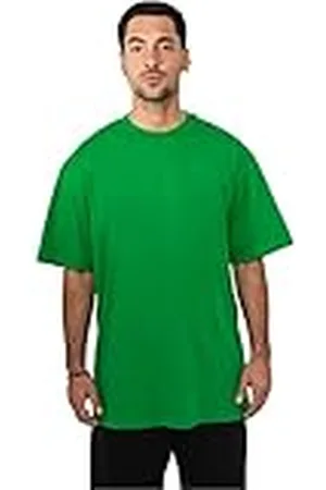 Urban classics Camiseta básica de Manga Corta de Hombre, Cuello Redondo Normal, de algodón Grueso, Largo Oversize, Distintos Colores, Tallas S-6XL