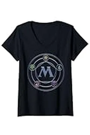 Magic: The Gathering Mujer Iconos de maná de Magic: The Gathering Camiseta Cuello V