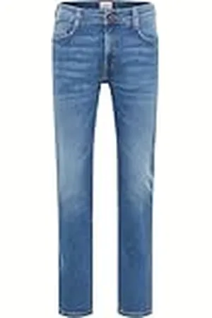 Mustang Style Oregon Slim Jeans, Azul Medio, 35W / 34L Hombres