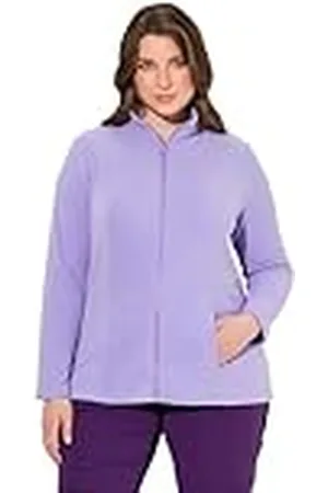 Ulla Popken Fleecejacke, Baukastensystem, Innenjacke, Stehkragen Chaqueta Polar, , 44-46 Mujeres