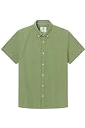 Springfield Camisa De Manga Corta Reconsider Pinpoint, , XL para Hombre