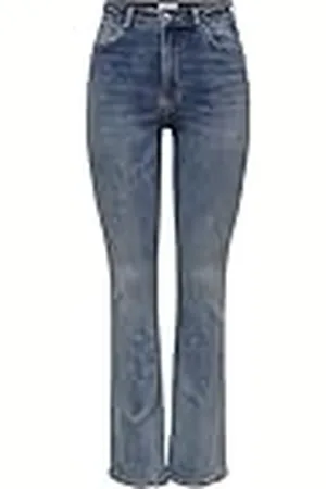 ONLY Onlmila HW Flared Dnm Bj13994 Noos Pantalones Vaqueros elásticos, , 32W / 30L para Mujer
