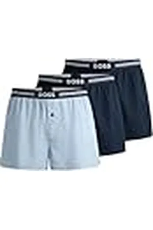HUGO BOSS Boxer Tejido 3p, oscuro403, L (Pack de 3) para Hombre