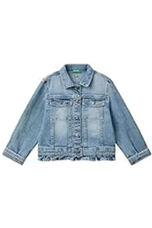 Benetton Giubbino 2porgn03m Chaqueta, , 4 años para Niñas