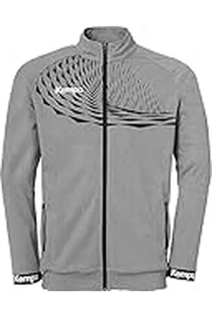 Kempa Wave 26 Poly Jacket Hombre niño Chaqueta Deportiva de Entrenamiento de Balonmano para Hombre Sudadera Ligera - Sudadera elástica de Entrenamiento con Bolsillos con Cremallera