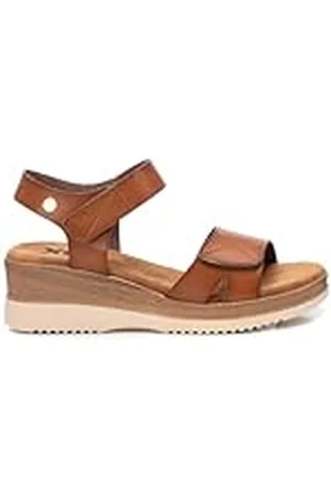 Xti Sandalia Mujer Camel - Calzado Cómodo y Versátil - Moda casual - Modelo 14409901 (Talla 36)
