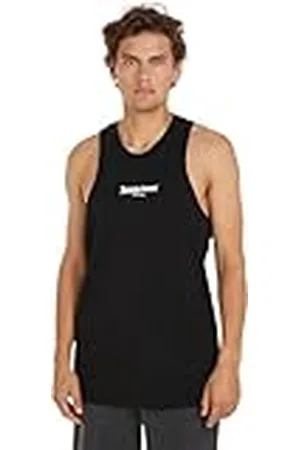 Tommy Hilfiger Camiseta de tirantes Hombre con logotipo, Schwarz (Negro), XS