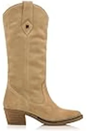 MTNG Botas de tacón Mujer Botas de tacón TEO 59716 Mujer | De Piel, con Interior Piel, caña Alta y Punta Afilada | Botas de tacón Casual | Cierre con Cremallera | 57422 |