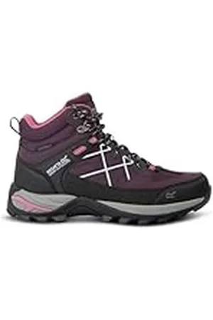 Regatta Womens Samaris III Walking Boots, Botas para Senderismo Mujer, Ciruela intensa, Rojo y Violeta, 37 EU