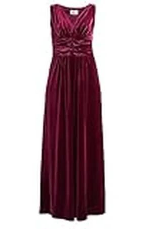 Gina Bacconi Vestido Largo de Terciopelo sin Mangas cóctel, , 50 para Mujer