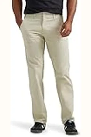 Lee Pantalones Extreme Comfort de Corte Recto para Hombre, Color Caqui Marfil 36W x 29L