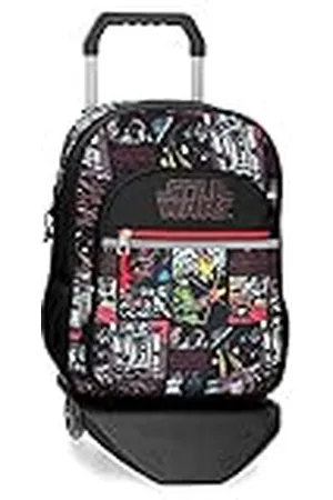 STAR WARS Galactic Team Mochila Escolar con Carro 30x38x12 cms Poliéster 13,68L