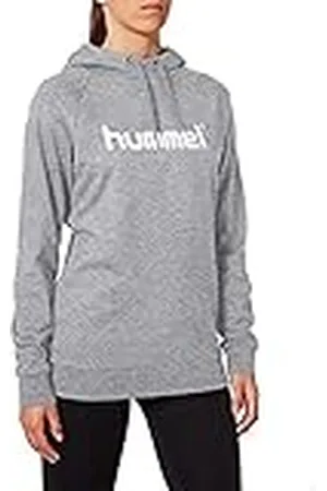 Hummel HMLGO Cotton Logo Hoodie Woman Color: Grey Melange_Talla: 2XL