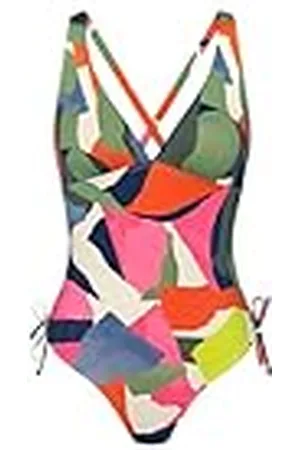 Triumph Mujer Summer Expression Op 01 PT, One Piece Swimsuit, Green - Dark Combination, 105C