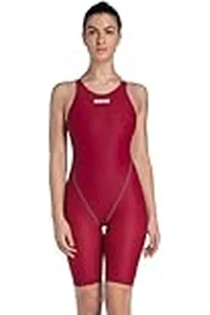Arena Bañador de Una Pieza para Mujer Powerskin ST Next, Bañador de Competición Homologado por Fina, Bañador de Tejido Reciclado, Bañador de Una Pieza para Mujer con Forro y Tirantes Reforzados