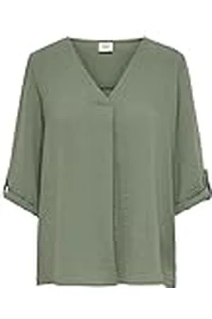 JDY Divya 3/4 Top Wvn Noos Camiseta, , 44 para Mujer