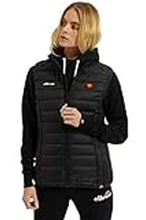 Ellesse Baria Gilet Chaleco, Mujer, Black, M
