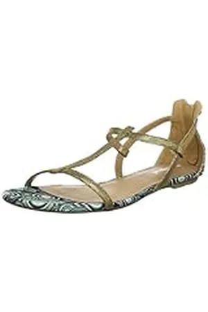Desigual Sandals Vill 2 31SS204 - Sandalias de Vestir para Mujer, Color Turquesa, Talla 37