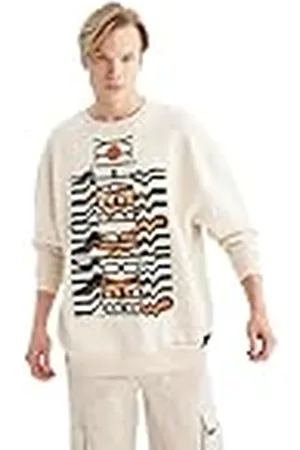 DeFacto B4764AX Sudadera, Sand, L de los Hombres