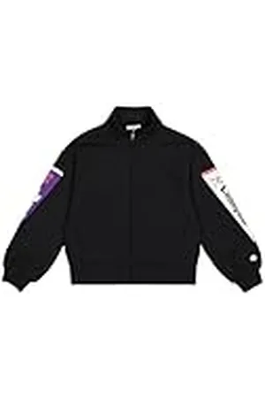 Champion Legacy Graphic Shop G (405024) -Ultra-Light Soft Compact Powerblend Fleece Full-Zip Sudadera Deporte Mujer, , 15-16 años para Niñas